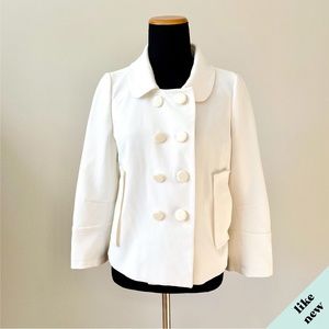 Sigrid Olsen White Mod Jacket XS